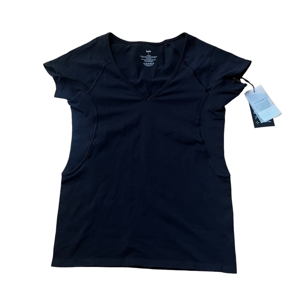 Knix Black Don't Sweat It T-shirt Size Large New with tags - Picture 1 of 7